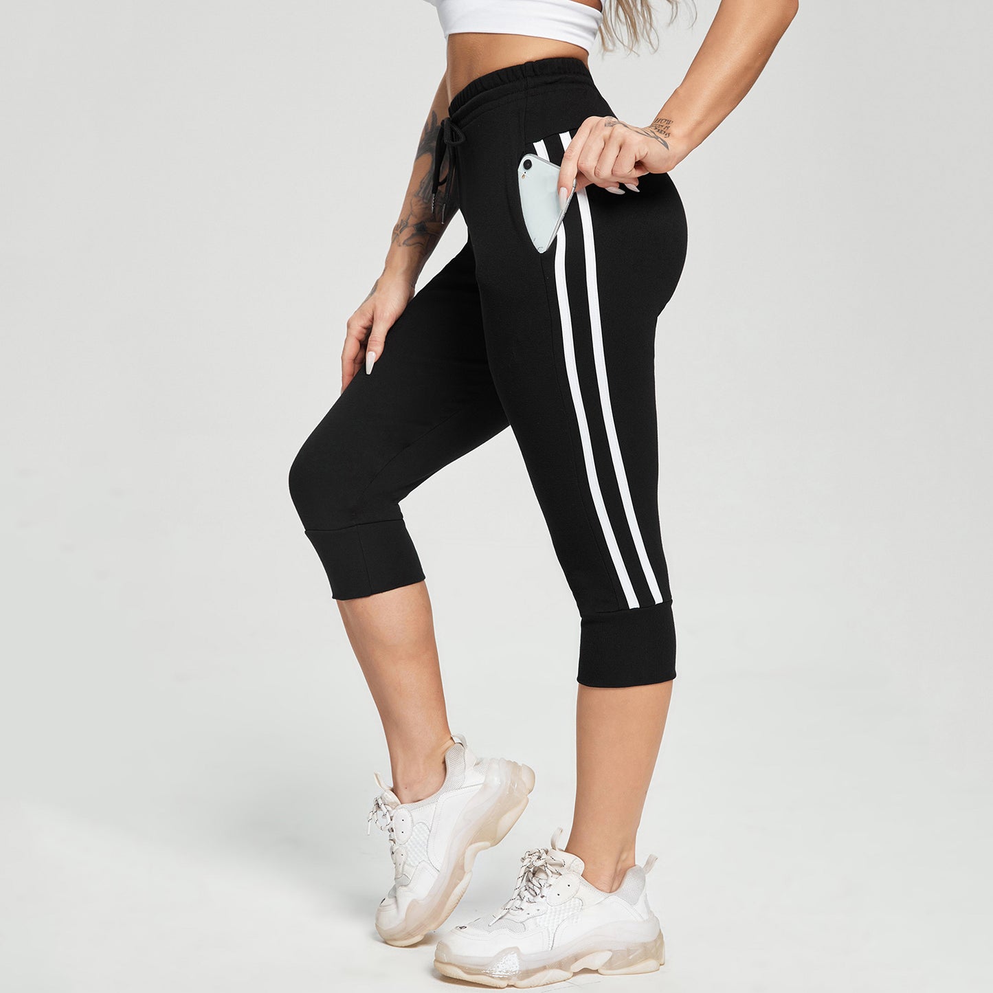 Calça Legging Fitness Listrada Elsie