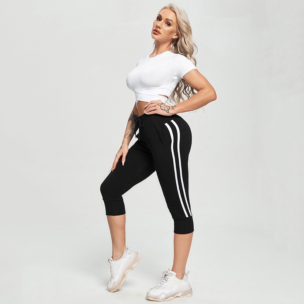 Calça Legging Fitness Listrada Elsie