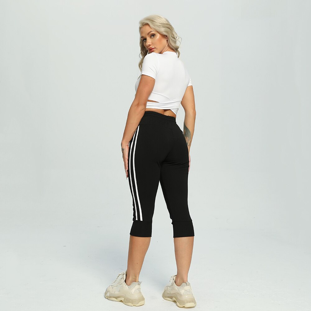 Calça Legging Fitness Listrada Elsie