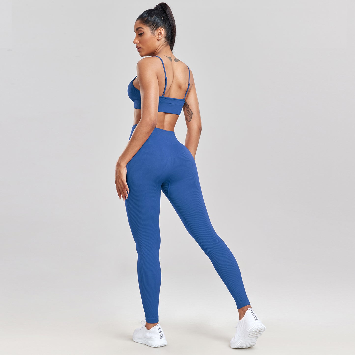 Conjunto Fitness Top de Alça e Calça Legging Agnes