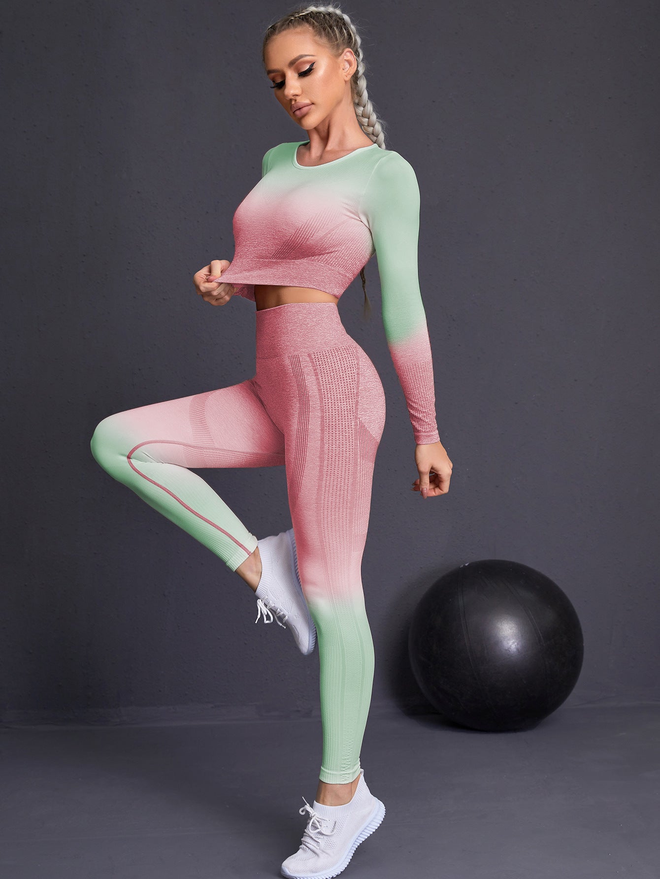Conjunto Fitness Blusa e Legging Mila – Nova Feminina
